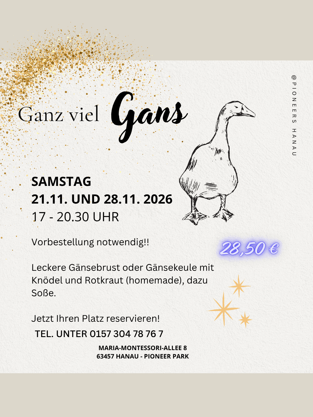 Gänsezeit.....