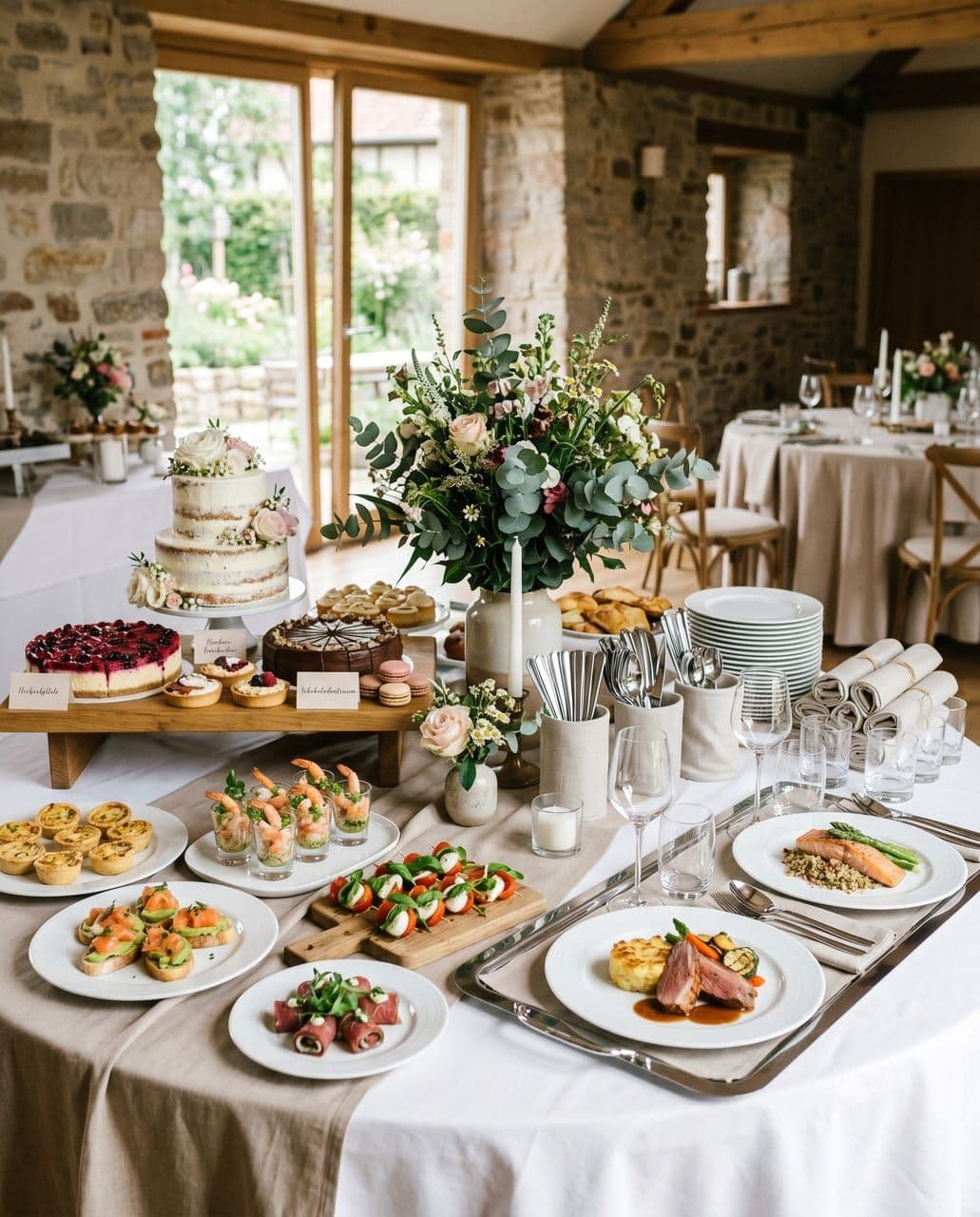 Event-Catering mit Fingerfood, Flying Buffet und Kuchenbuffet