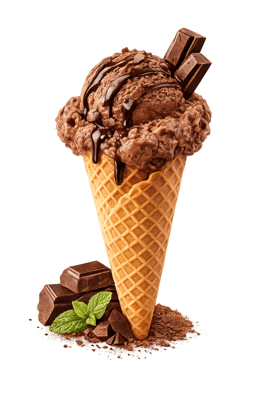 Belgische Schokolade Eis