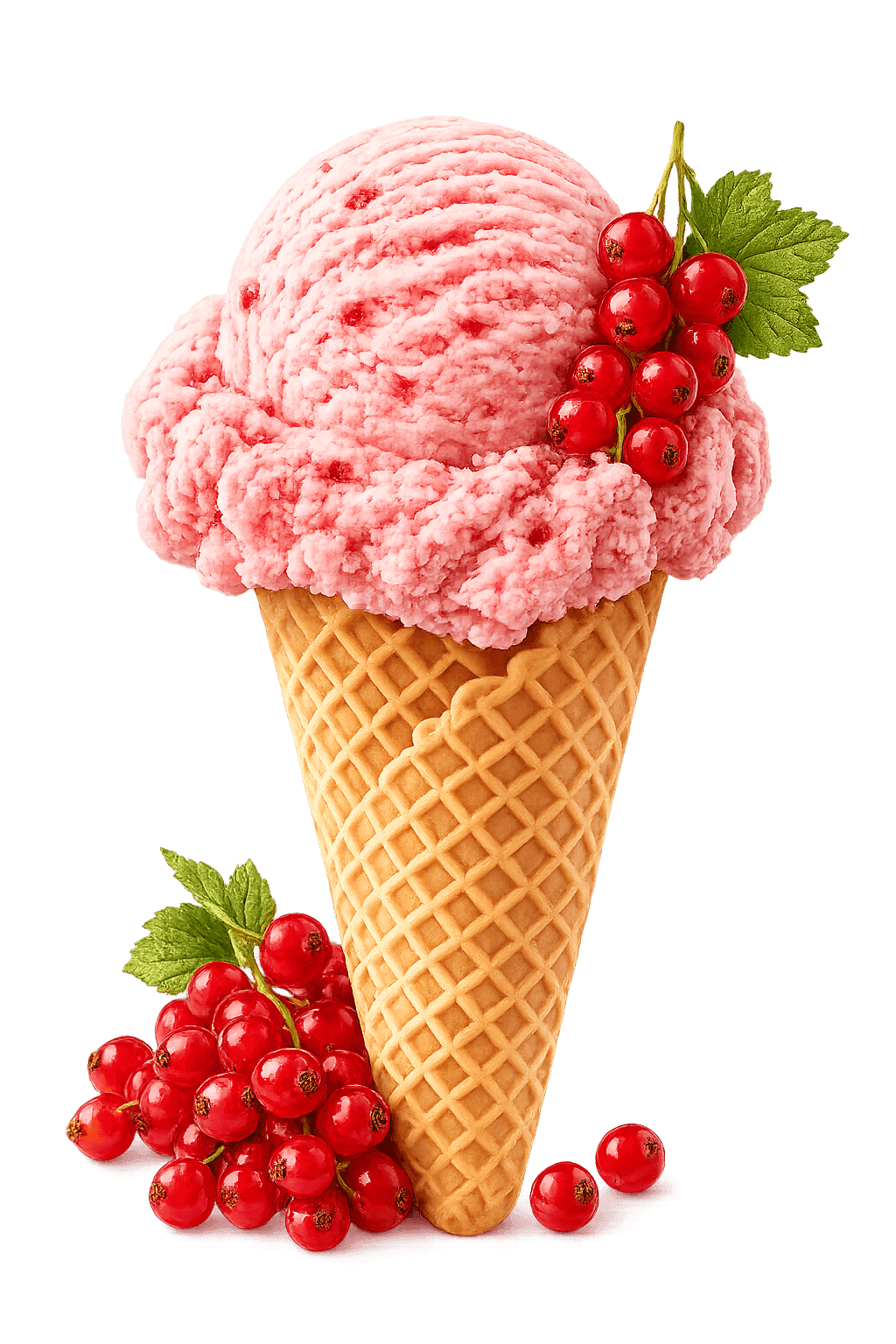 Rote Johannisbeere Eis