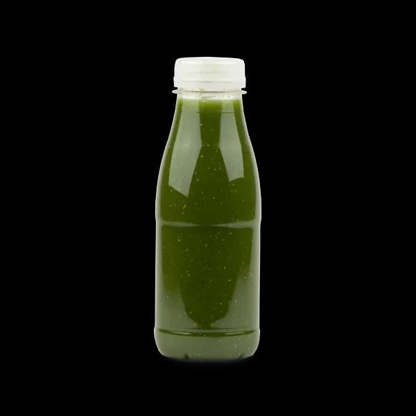 Green Detox Smoothie in der 330-ml-Flasche