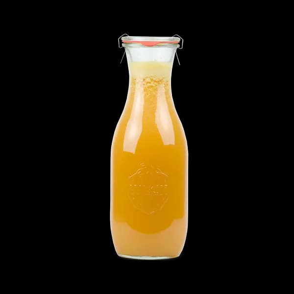 Ingwer Shot mit Apfel im 1-Liter-Weckglas