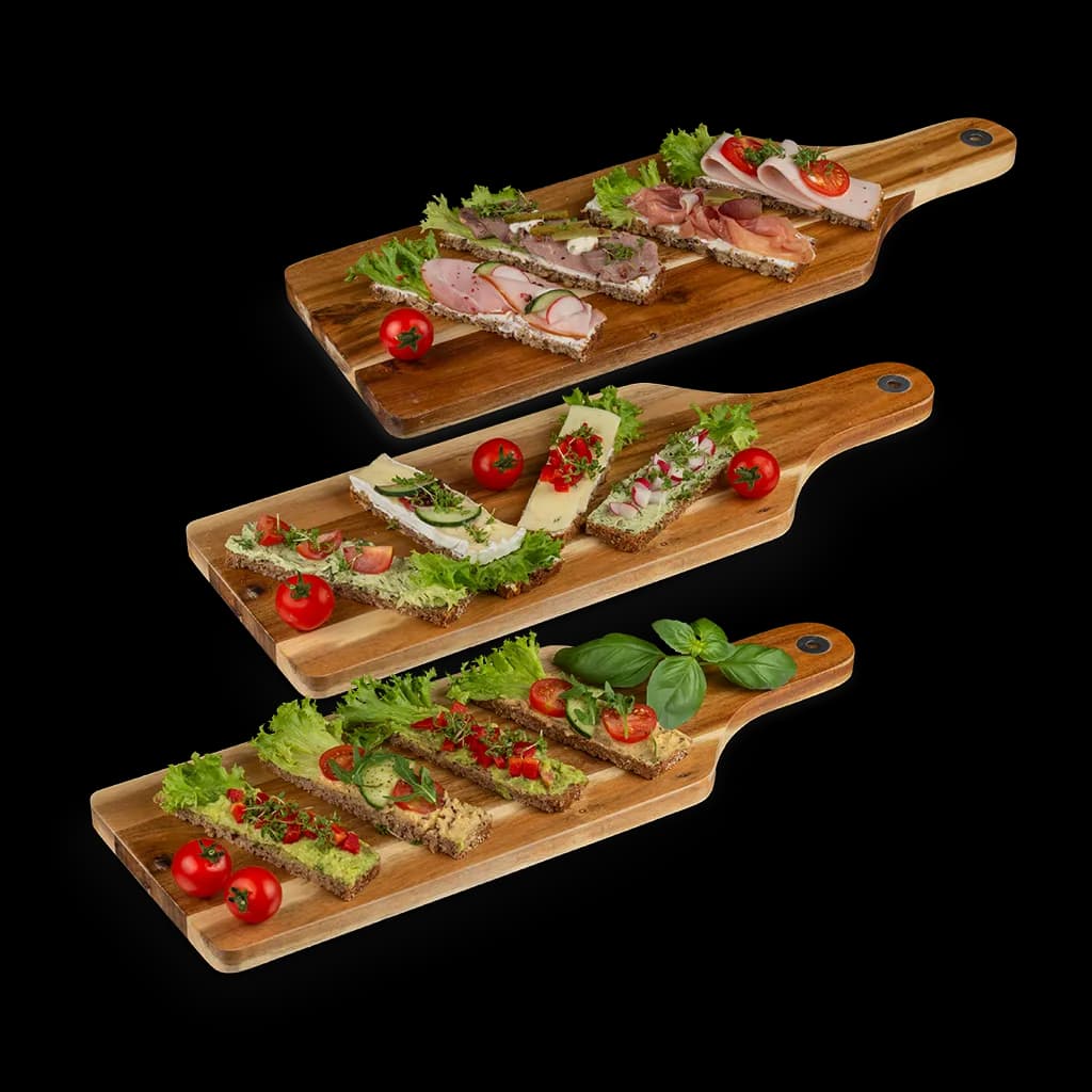 Brot-Sticks gemischt belegt