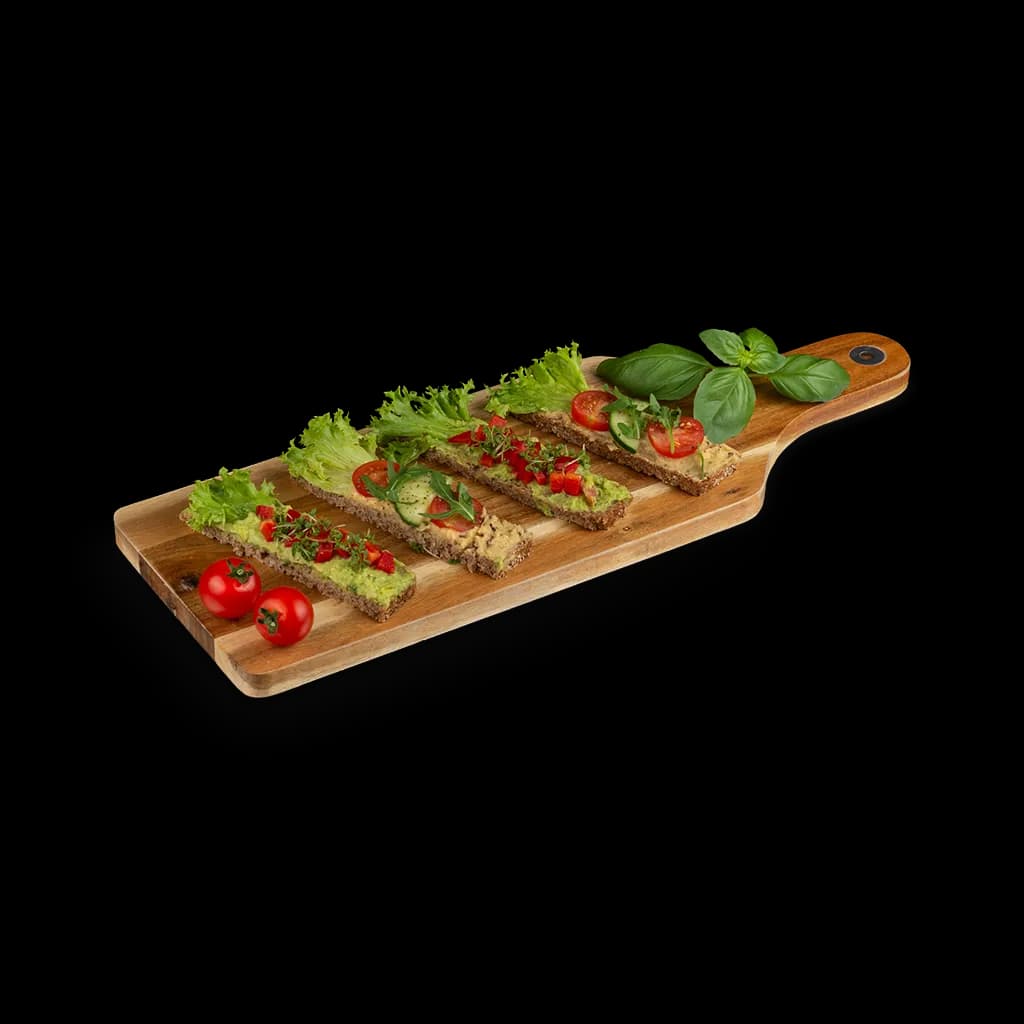 Brot-Sticks vegan belegt