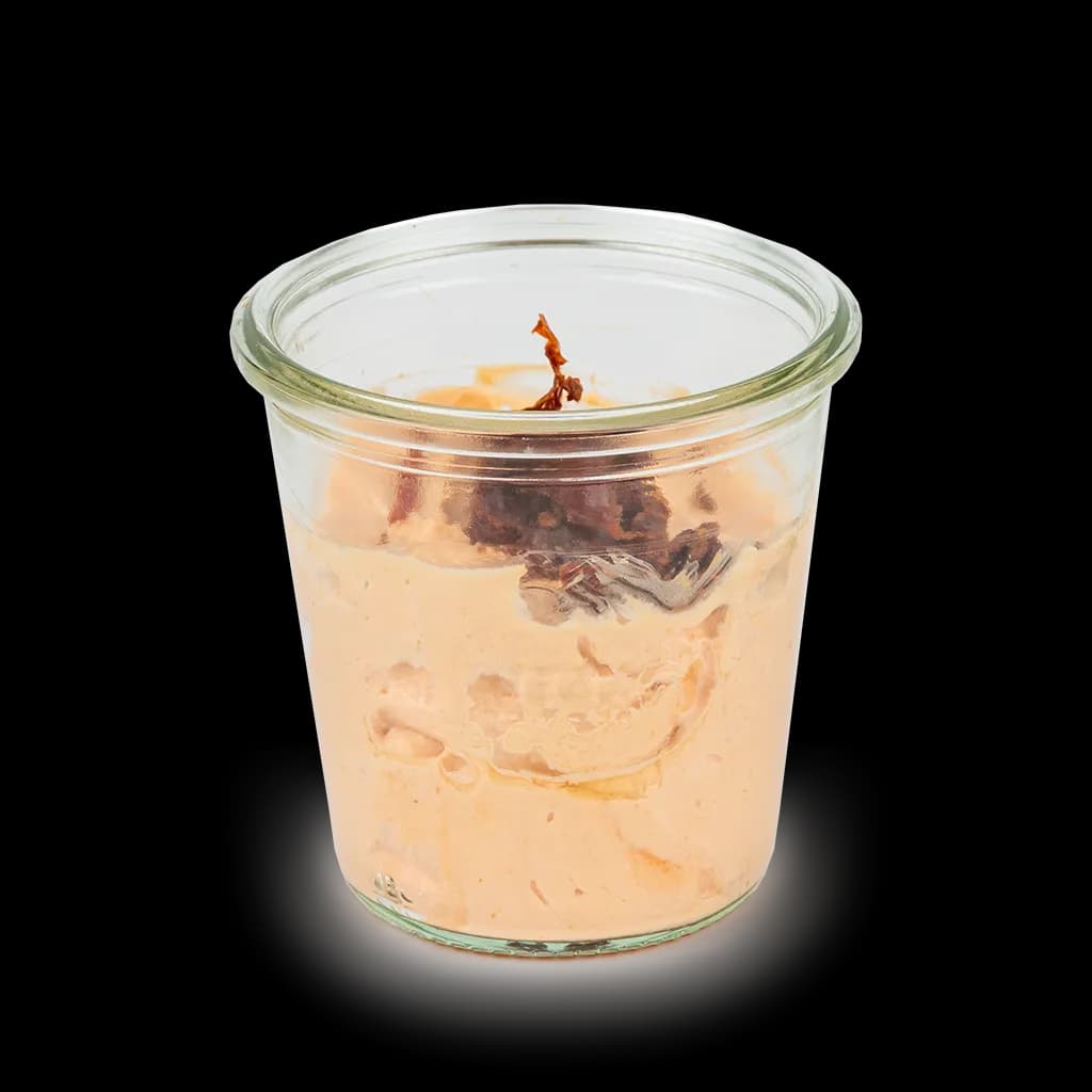 Frischkäse-Pesto rot im Weckglas