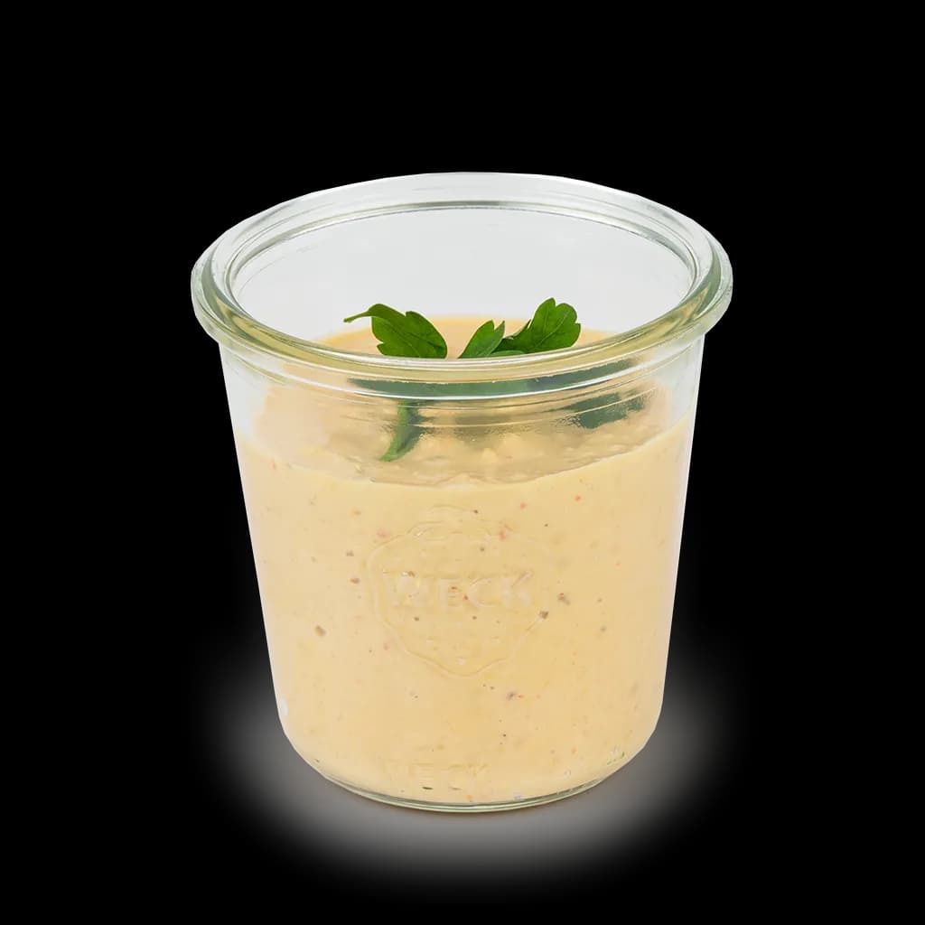 Hummus im Weckglas