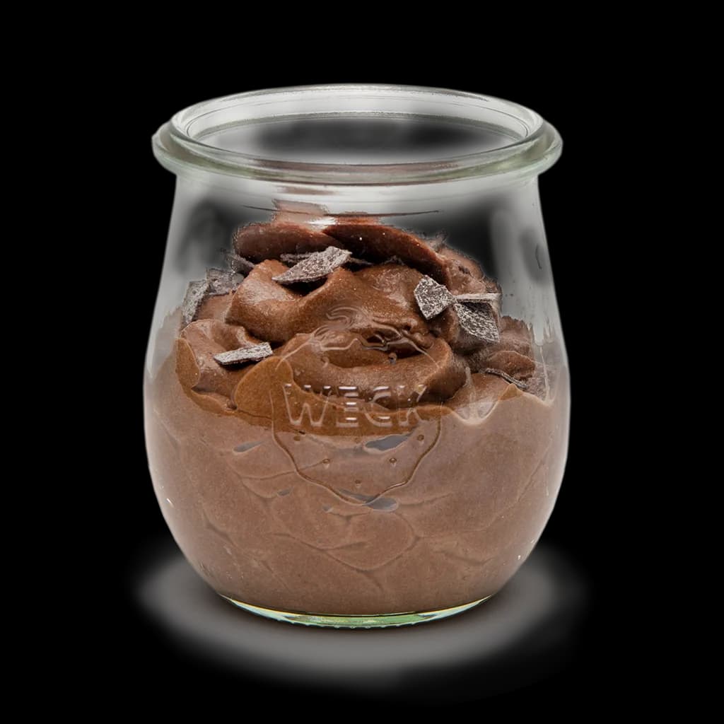 Mousse au Chocolat im Glas